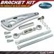 13x Aluminum Polished Alternator Bracket Kit For Chevy Big Block Bbc Engine Lwp