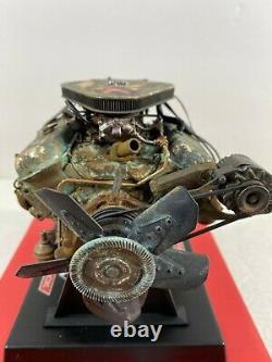 16 SCALE Chevy 427 Big Block MOTOR ENGINE Custom Barn Find Weathered