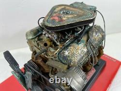 16 SCALE Chevy 427 Big Block MOTOR ENGINE Custom Barn Find Weathered