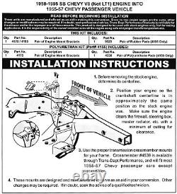 1955-1957 Chevrolet V8 ENGINE SWAP mount kit for Chevy small block, big block
