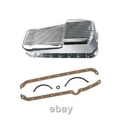 1957-79 Small Block Chevy Finned Aluminum Oil Pan & Gasket