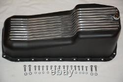 1958-1979 Small Block Chevy SBC 350 400 Tall Black Finned Engine Dress Up Kit