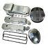 1958-1979 Small Block Chevy Sbc 350 400 Tall Polished Finned Engine Dress Up Kit