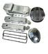 1958-79 Small Block Chevy Sbc 350 400 Short Polished Finned Engine Dress Up Kit
