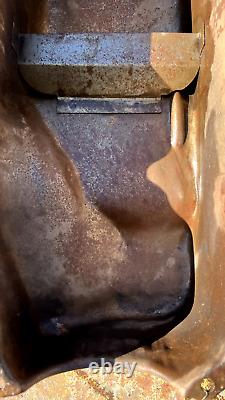 1962-1967 Chevy II Nova V8 Oil Pan Front Sump Small Block Chevy Engine OEM GM