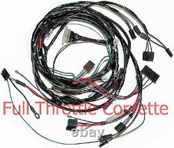 1964 1965 Corvette Small Block Engine Wiring Harness with OE A/C
