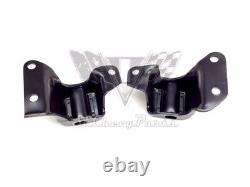 1965-1966 Chevy V8 Small/Big Block Engine Frame Side Motor Mounts PAIR OEM