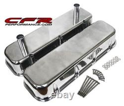 1965-95 Chevy Big Block 396-427-454-502 Tall Polished Aluminum Valve Covers