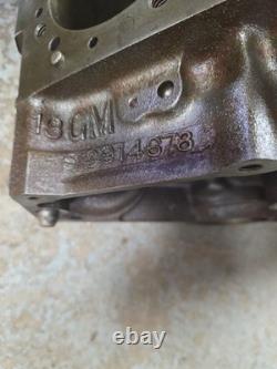 1968 302/327/350 Engine Block 3914678 B-21-8