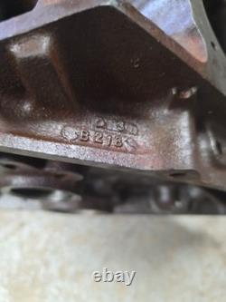 1968 302/327/350 Engine Block 3914678 B-21-8