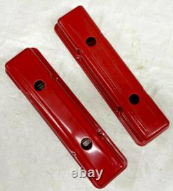 1969-1979 Chevy Small Block Valve Covers 283 327 305 327 350 Engine Block Pair