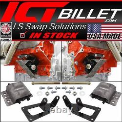 1973-1987 Chevy Square Body Truck LS Swap Engine Mount Kit for 2WD 4WD LS1 LS3