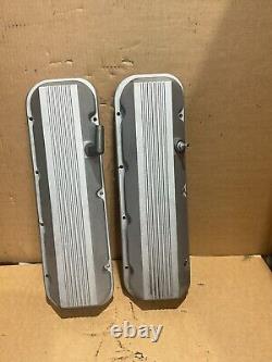 1996-00 Chevy 454 Vortec 7.4 Big Block Factory Aluminum Valve Covers Bbc C10 C30