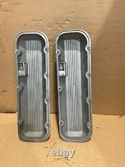 1996-00 Chevy 454 Vortec 7.4 Big Block Factory Aluminum Valve Covers Bbc C10 C30