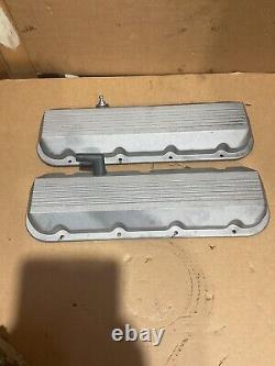 1996-00 Chevy 454 Vortec 7.4 Big Block Factory Aluminum Valve Covers Bbc C10 C30