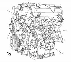 2006-2011 Lucerne Terraza Impala Malibu Monte Carlo Long Block Engine 3.9L V6 4B