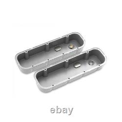 241-150 Tall M/T Valve Covers for Big Block Chevy Engines Natural Cast Finish
