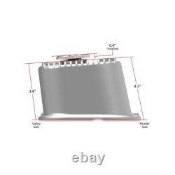 241-150 Tall M/T Valve Covers for Big Block Chevy Engines Natural Cast Finish