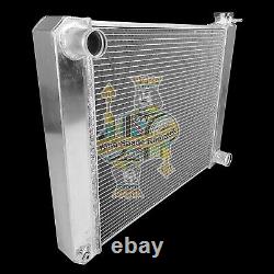 2Rows Universal 24 x 19 Aluminum Radiator for Ford Chevy GM small block engine