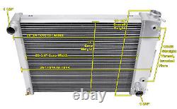 2 Row RS Champion Radiator for 1967 1968 1969 Chevy Camaro Small Block Engine