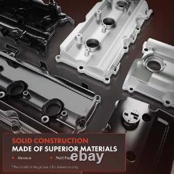 2pcs New Engine Valve Cover with Gaskets for Chevy 283-400 1958-1986 Small-Block