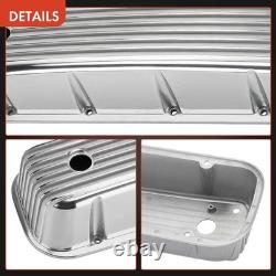 2x Engine Valve Cover for Chevy 396 502 Mark IV Big-Block V8 Polished withHardware