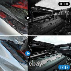 3PCS Rear Dry Bay Vent Blocks Covers For Corvette C8 Coupe Models ALL 2020-2025