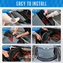 3PCS Rear Dry Bay Vent Blocks Covers For Corvette C8 Coupe Models ALL 2020-2025