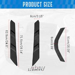3PCS Rear Dry Bay Vent Blocks Covers For Corvette C8 Coupe Models ALL 2020-2025