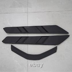 3PCS Rear Dry Bay Vent Blocks Covers For Corvette C8 Coupe Models ALL 2020-2025