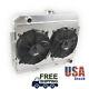 3row Radiator+fan For 72-86 Jeep Cj Cj5 Cj7 Chevy Engine Small Block Sbc Swap V8