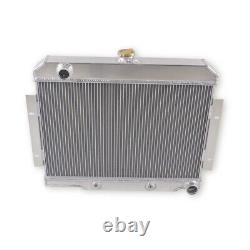 3Row Radiator&Fan For 72-86 Jeep CJ CJ5 CJ7 Chevy Engine Small Block SBC Swap V8