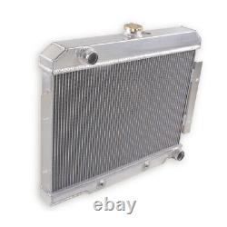 3Row Radiator&Fan For 72-86 Jeep CJ CJ5 CJ7 Chevy Engine Small Block SBC Swap V8