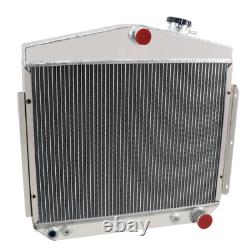 3 Row Aluminum Radiator For 1955 1956 Small Block/Big Block Chevy V8 Engine
