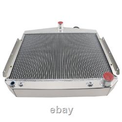3 Row Aluminum Radiator For 1955 1956 Small Block/Big Block Chevy V8 Engine