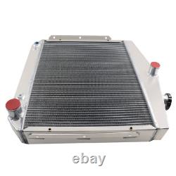 3 Row Aluminum Radiator For 1955 1956 Small Block/Big Block Chevy V8 Engine