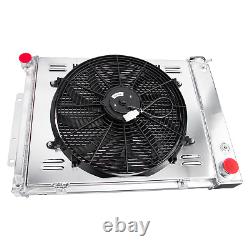 3-Row Radiator Shroud Fan For Pontiac Firebird Small Block Chevy Camaro 1967-69