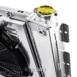 3-Row Radiator Shroud Fan For Pontiac Firebird Small Block Chevy Camaro 1967-69