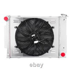 3-Row Radiator Shroud Fan For Pontiac Firebird Small Block Chevy Camaro 1967-69
