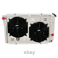 3 Rows Radiator Shroud Fans For 1984-1990 1989 Corvette SMALL BLOCK Chevy S10 V8