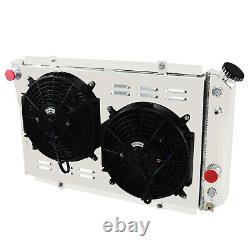 3 Rows Radiator Shroud Fans For 1984-1990 1989 Corvette SMALL BLOCK Chevy S10 V8