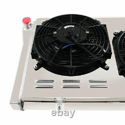3 Rows Radiator Shroud Fans For 1984-1990 1989 Corvette SMALL BLOCK Chevy S10 V8