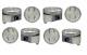 4.00 Bore 91 Comp Dish Top Pistons Set With Pins For Chevrolet Sbc 350 5.7l