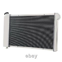 4 Row Aluminum Radiator For 1969-1972 Chevy Corvette Small Block 5.7 V8 Engine