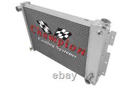 4 Row DR Champion Radiator for 1967 68 1969 Chevrolet Camaro Big Block V8 Engine