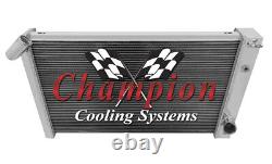 4 Row DR Champion Radiator for 1969 1972 Chevrolet Corvette Big Block V8 Eng