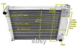 4 Row Perf Champion Radiator for 1967 1969 Chevrolet Camaro Small Block Engine