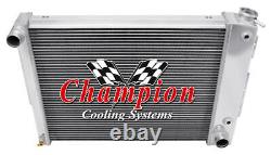 4 Row Perf Champion Radiator for 1967 1969 Chevrolet Camaro Small Block Engine