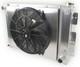 4 Row Radiator+fan For 67 68 69 Small Block Chevy Camaro Firebird Ls Engine Swap