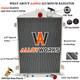 4-row Radiator Fit 1932 Ford Hot Rod Small Block Chevy Engine Stock Height